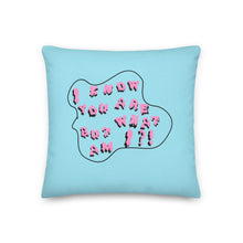 Load image into Gallery viewer, TMCC X U.G.L.Y. #IKYABWAI Premium Pillow
