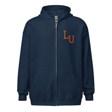 Load image into Gallery viewer, Lincoln University LU Unisex heavy blend zip hoodie
