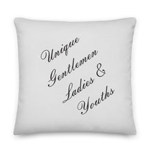 Load image into Gallery viewer, Unique Gentlemen Ladies and Youths Premium Pillow
