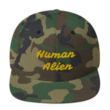 Load image into Gallery viewer, Human Alien Snapback Hat
