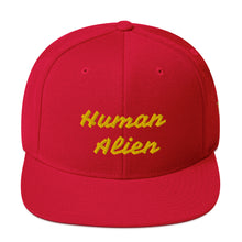 Load image into Gallery viewer, Human Alien Snapback Hat
